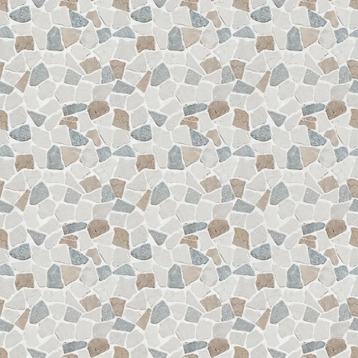 Sea Sand Mosaic Wall & Floor Tile 11.4" X 11.4" 5 tiles per case I54180