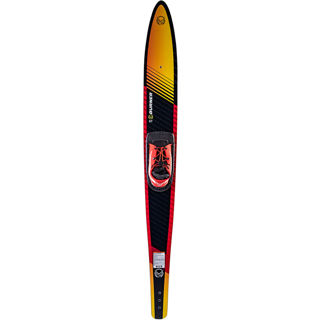 Combo Water Skis with Blaze Bindings and Rear Toe Strap Bar W394581