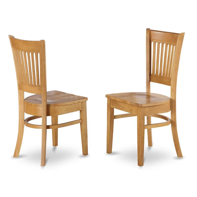 5-piece Oak Wood Table and Dining Chair Set S9399