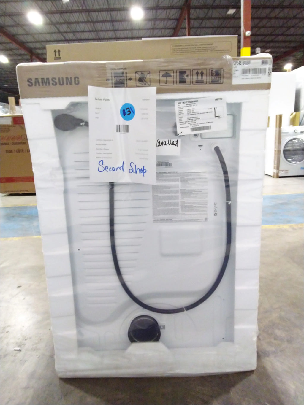 White Front-Load Washer & Electric Dryer X34834