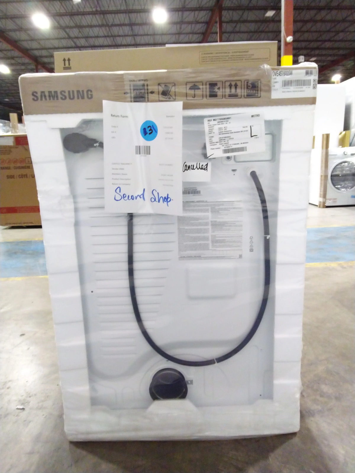 White Front-Load Washer & Electric Dryer X34834