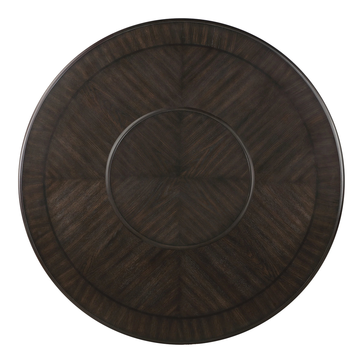 Wood Dining Table with Lazy Susan T1840