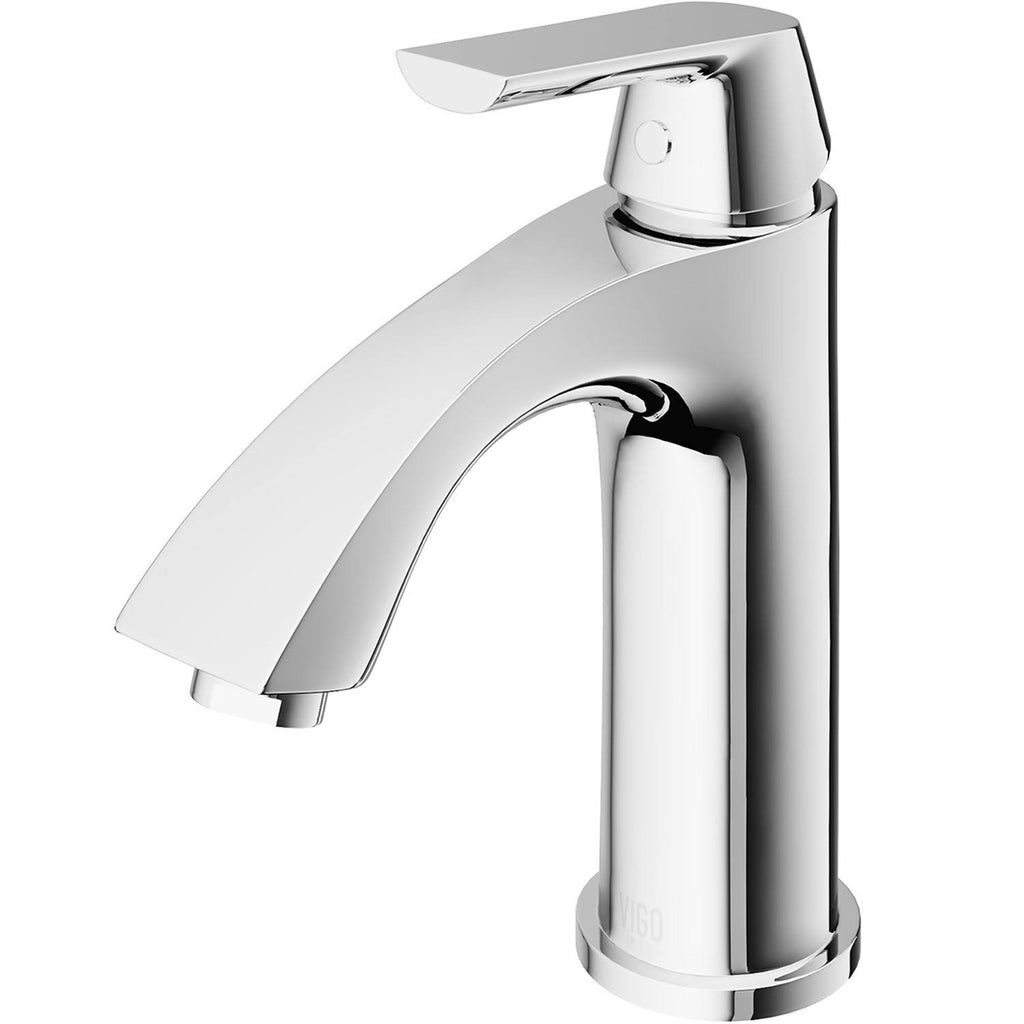 Chrome Single Hole Bathroom Faucet N2073