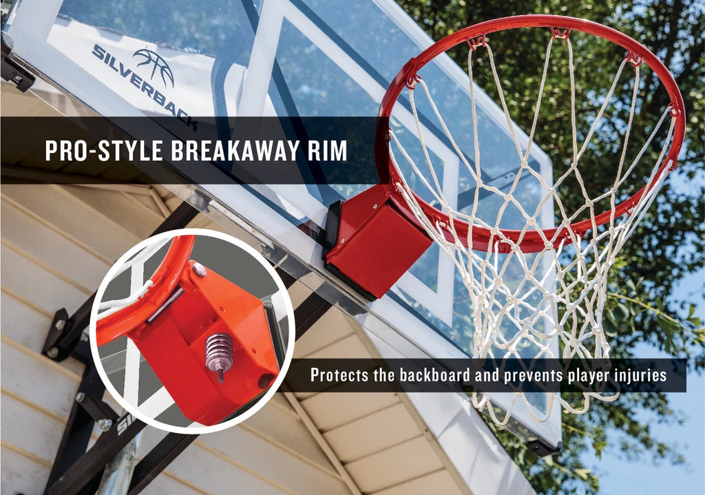Wall Mounted Adjustable-Height Basketball Hoop U994