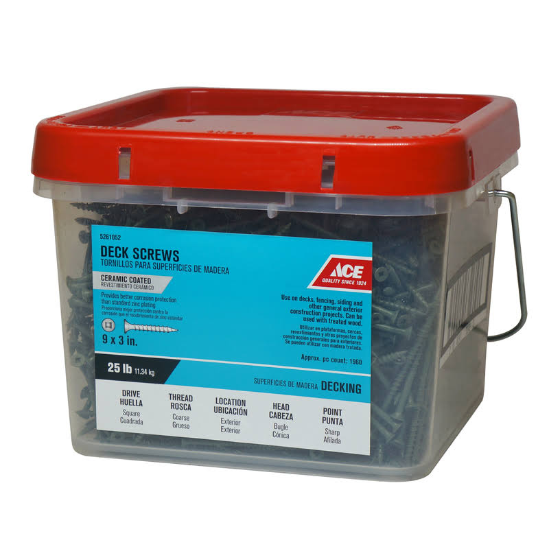 25 lb. Square Steel Deck Screws H96735