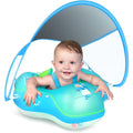 Inflatable Baby Swimming Pool Float Ring with Sun Protection Canopy C232