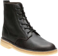 Charcoal Leather Desert Boots Q4739