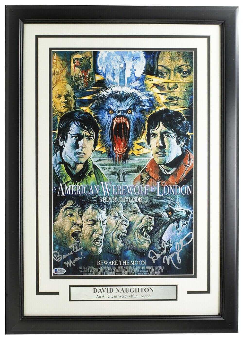 Signed Framed 11x17 American Werewolf Photo S6205