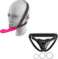 Set of 2 Adjustable Plus Size Strap-On Harness with 10 Vibrating Modes L278