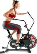 Red and Black Fan Exercise Bike T774