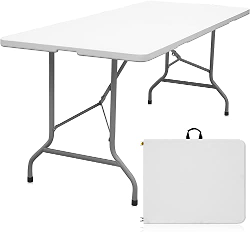 6ft Heavy Duty Plastic Folding Table M5152
