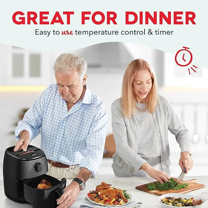 Electric Air Fryer Oven 2.6 Qt. Black R23858