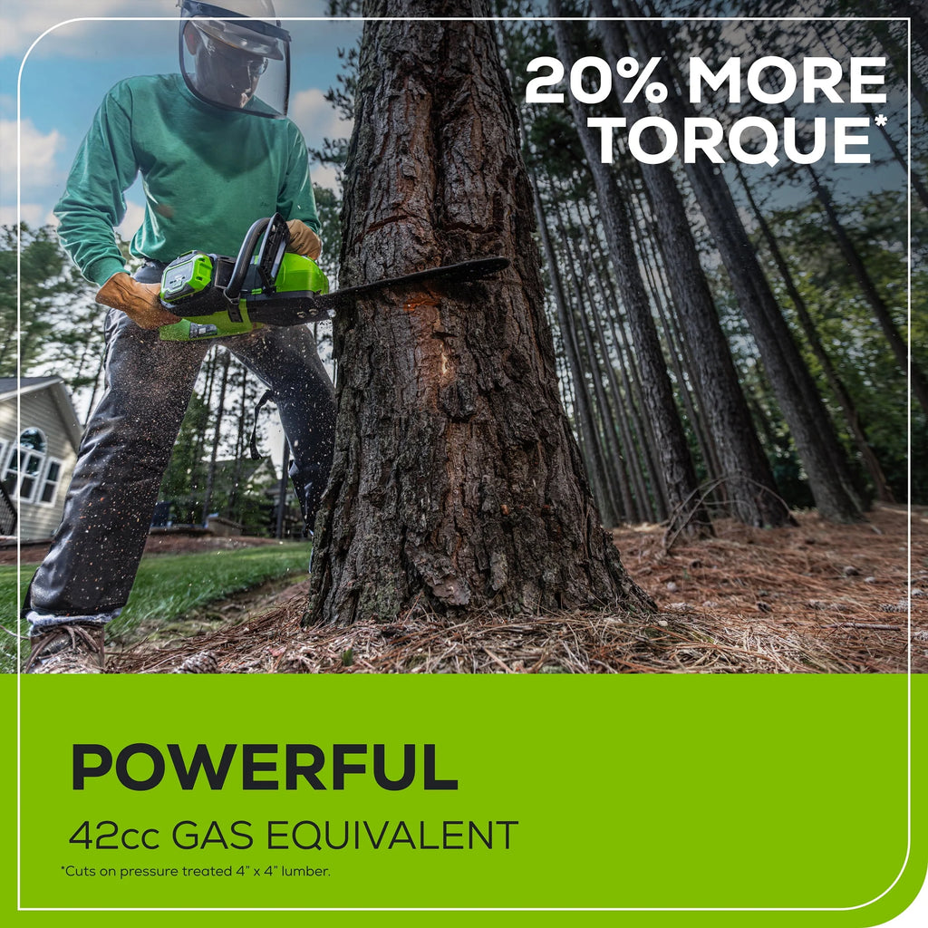 60V Brushless Chainsaw with Battery & Charger O471302