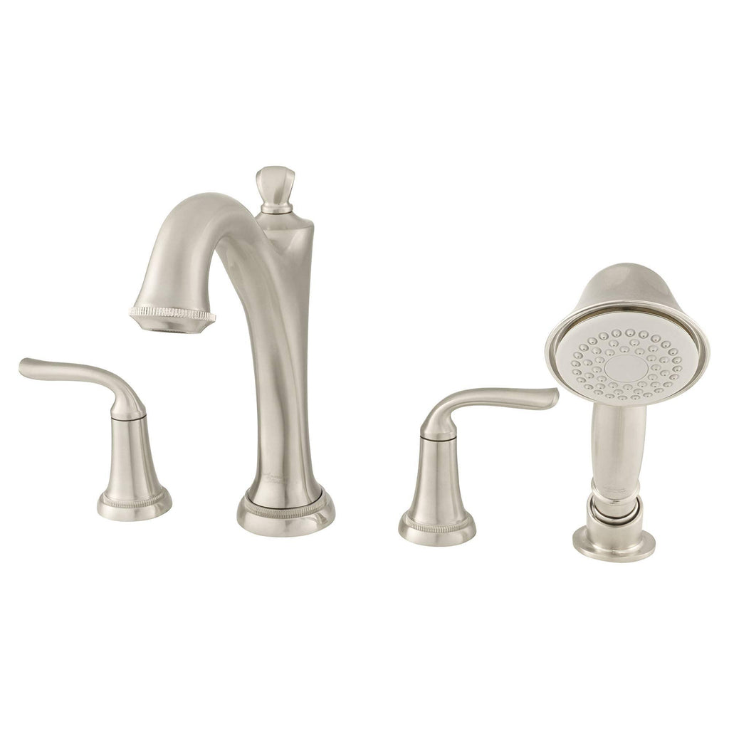 Brushed Nickel Roman Tub Faucet with Personal Shower B8971