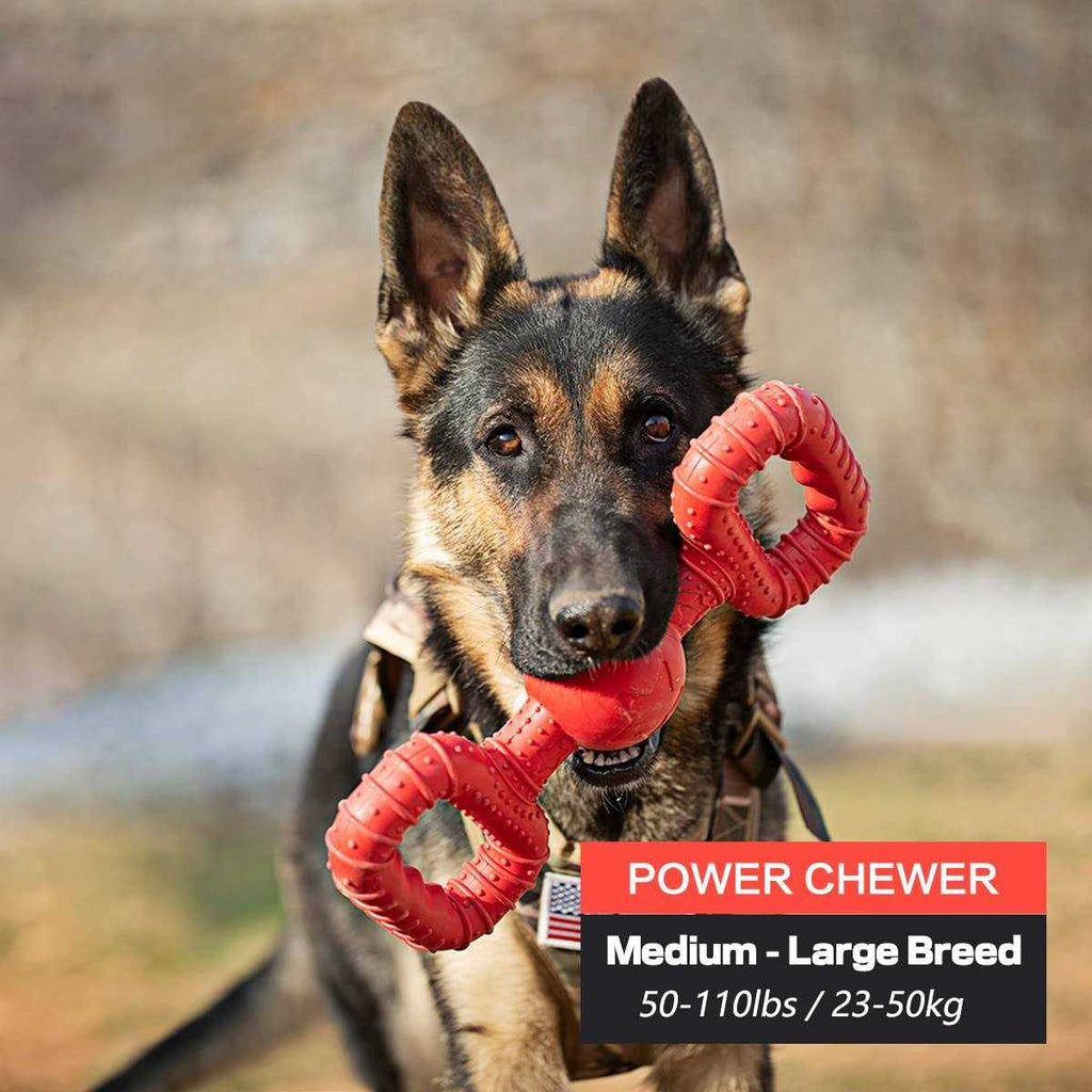 Natural Rubber Dog Toys for Large Aggressive Chewers Y996