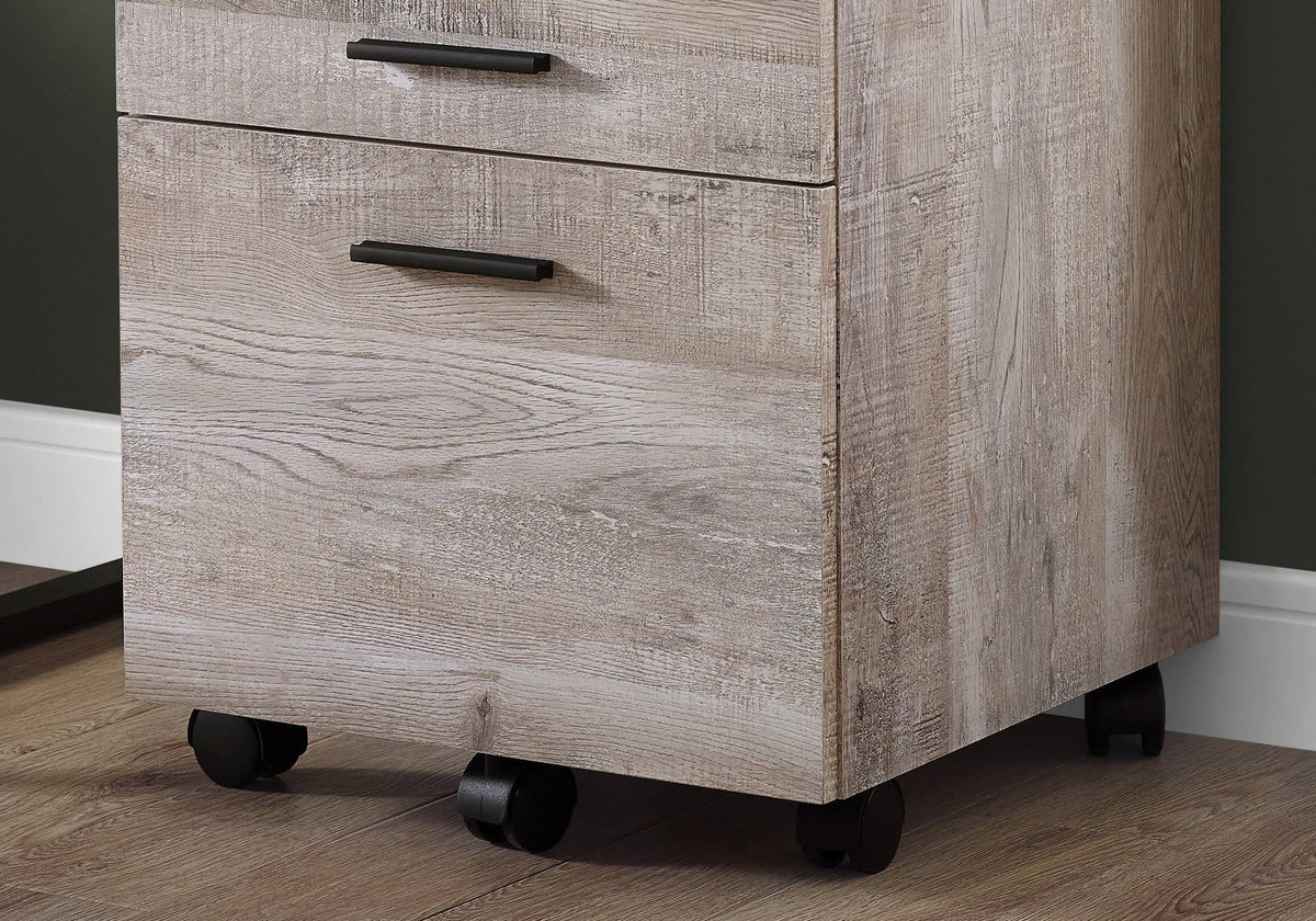 Grey Particle Board and MDF Filing Cabinet with 3 Drawers X95863