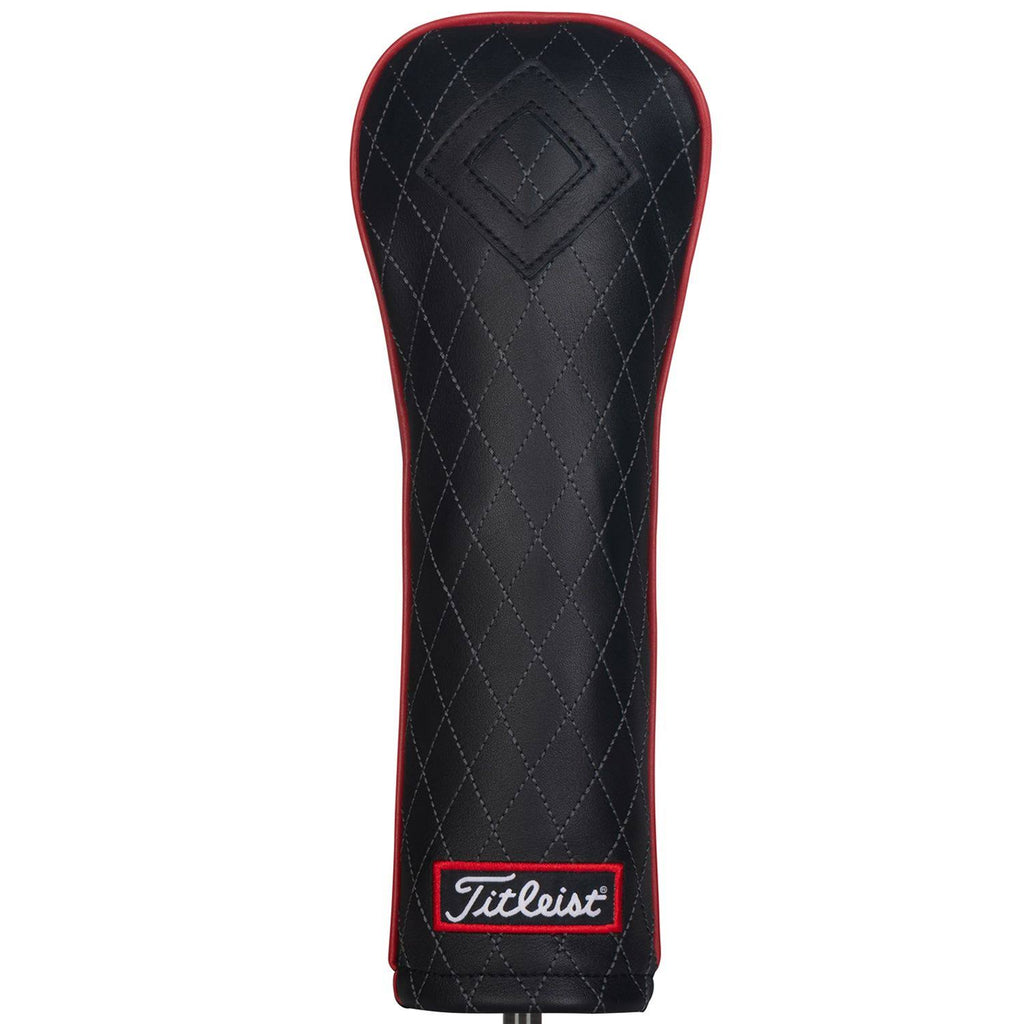 Jet Black Leather Fairway Headcover J902