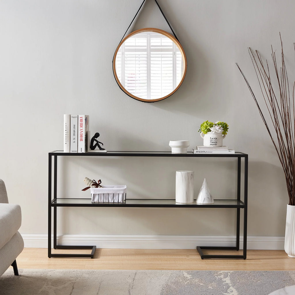 Console Table Gold Glass Top K6646