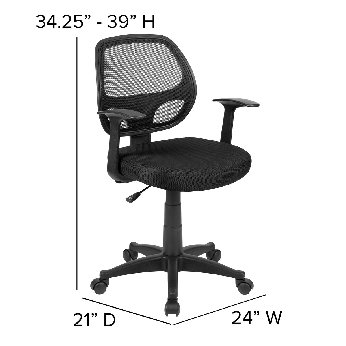 Black Mesh Computer Chair X571