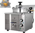 16L Stainless Steel Countertop Pressure Fryer with Timer and Variable Thermostat B363980