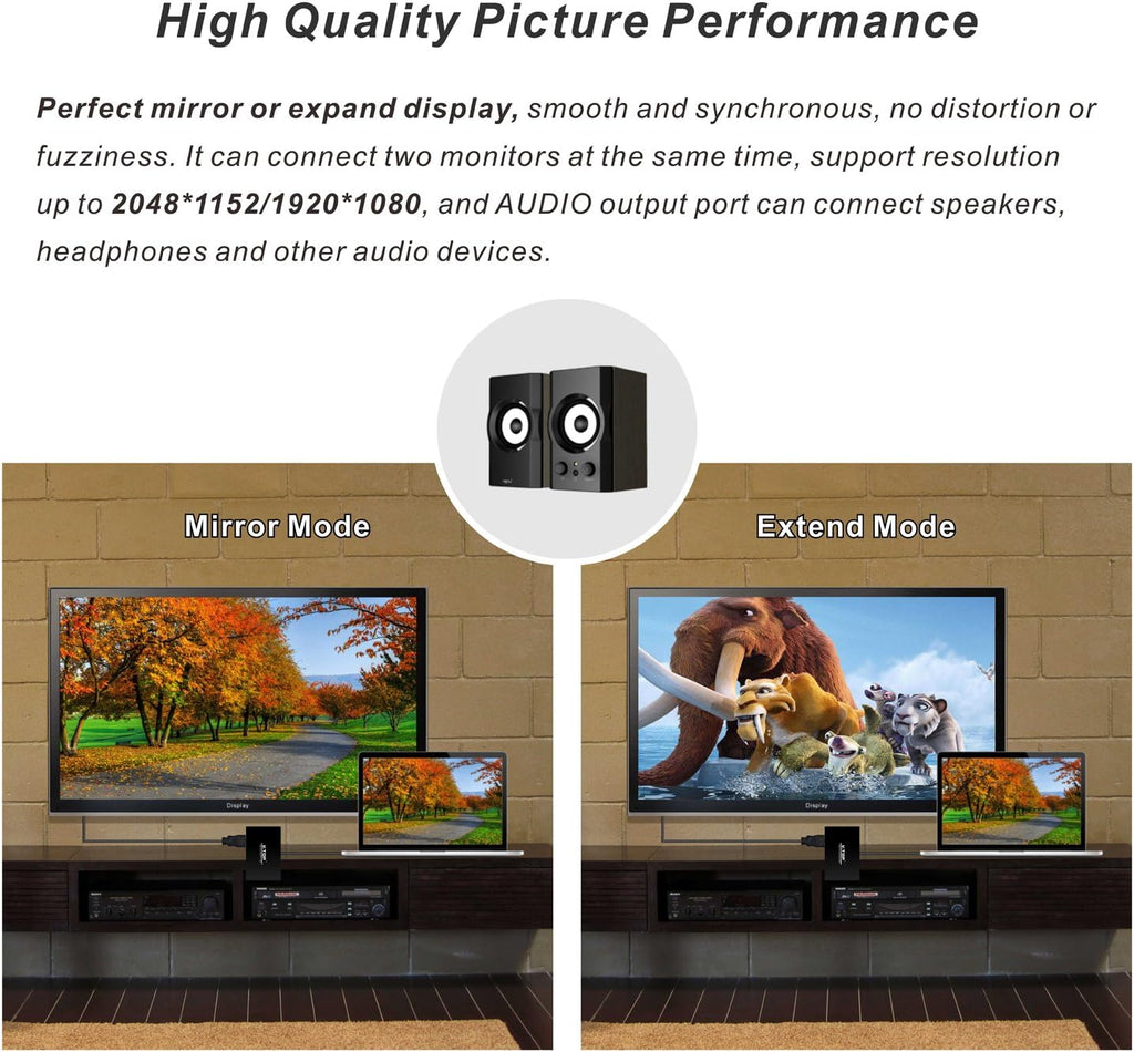 USB 3.0 to HDMI-DVI-VGA Video Graphics Card Adapter S755