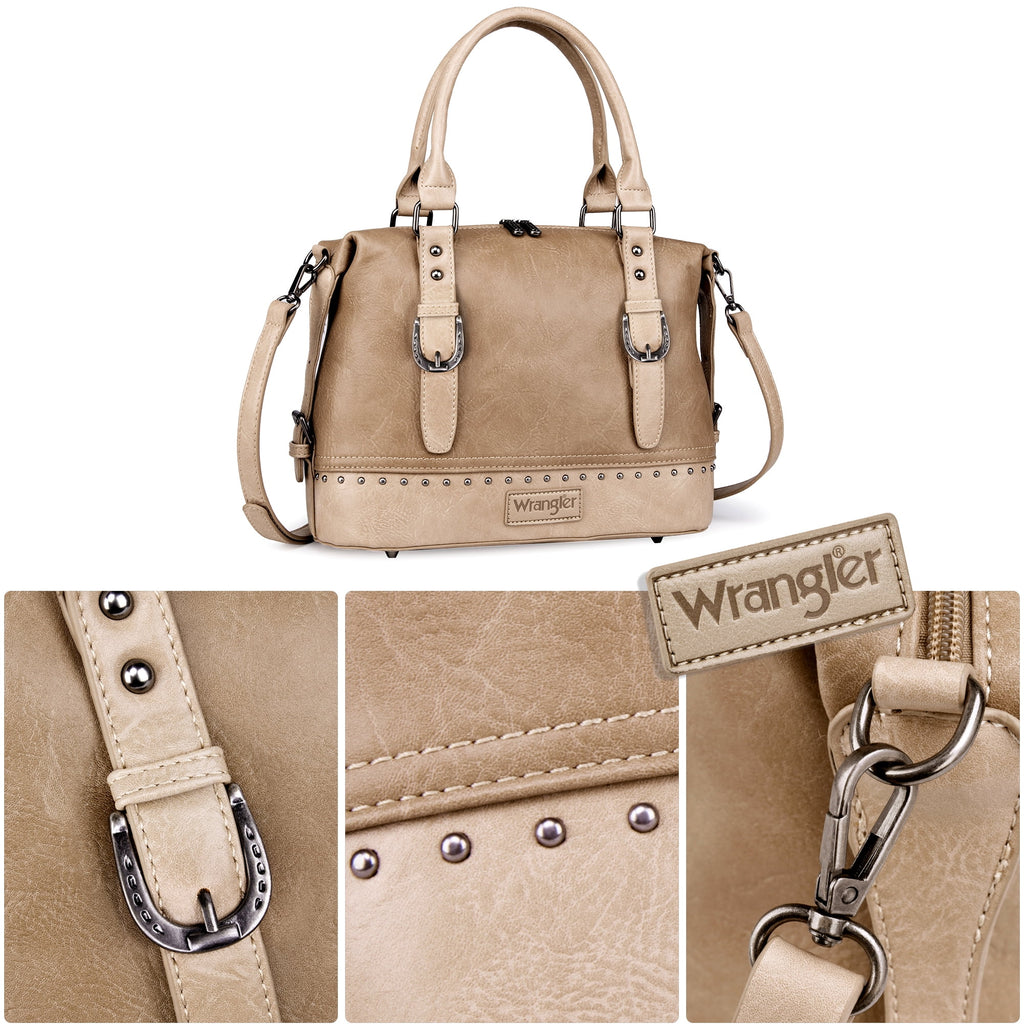 Coyote Indian Khaki Doctor Bag Satchel Handbag I9432
