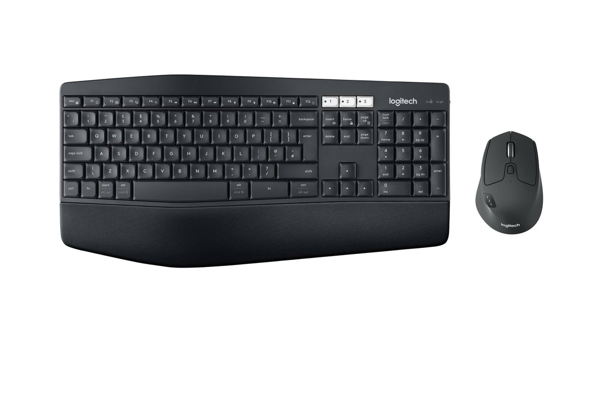 Wireless Mouse Bluetooth QWERTY UK Layout Black G806