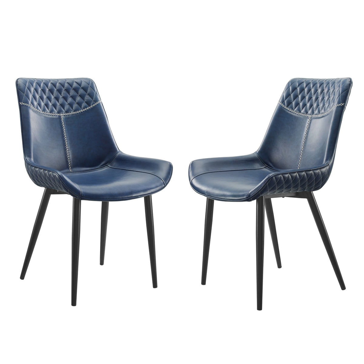 Blue Dining Chairs, Set of 2 O3543