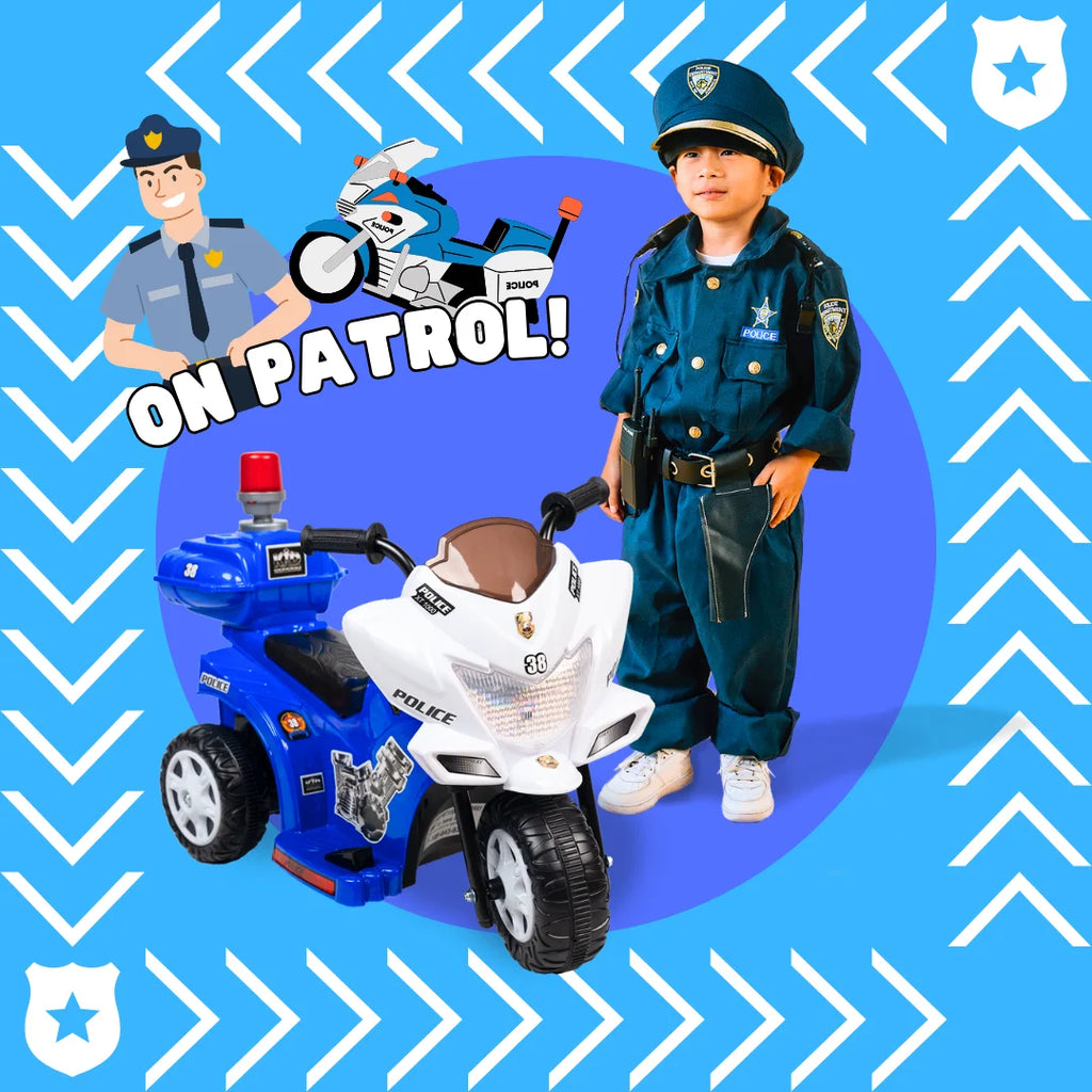6-Volt Battery-Powered Ride-On Motorcycle E70351