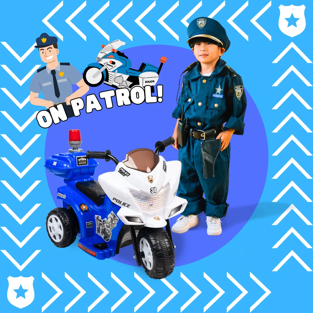 6-Volt Battery-Powered Ride-On Motorcycle E70351