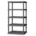 5-Shelf Plastic Storage Shelves P5990