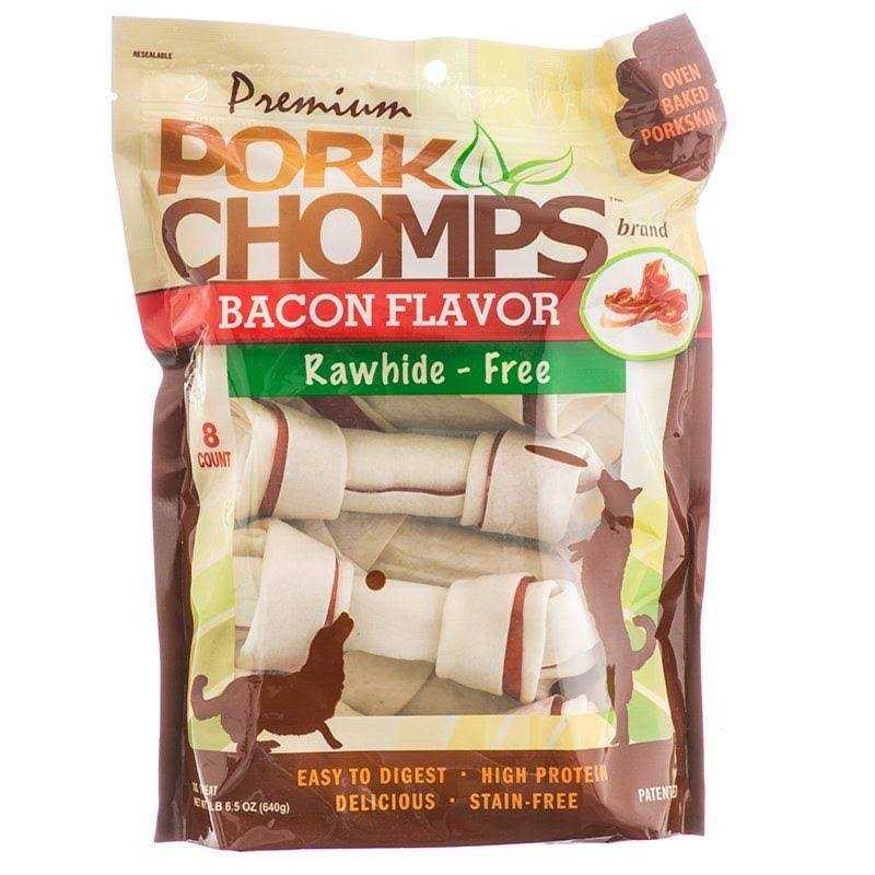 Pork Chomps Bacon Knotz Pet Supplies H4640