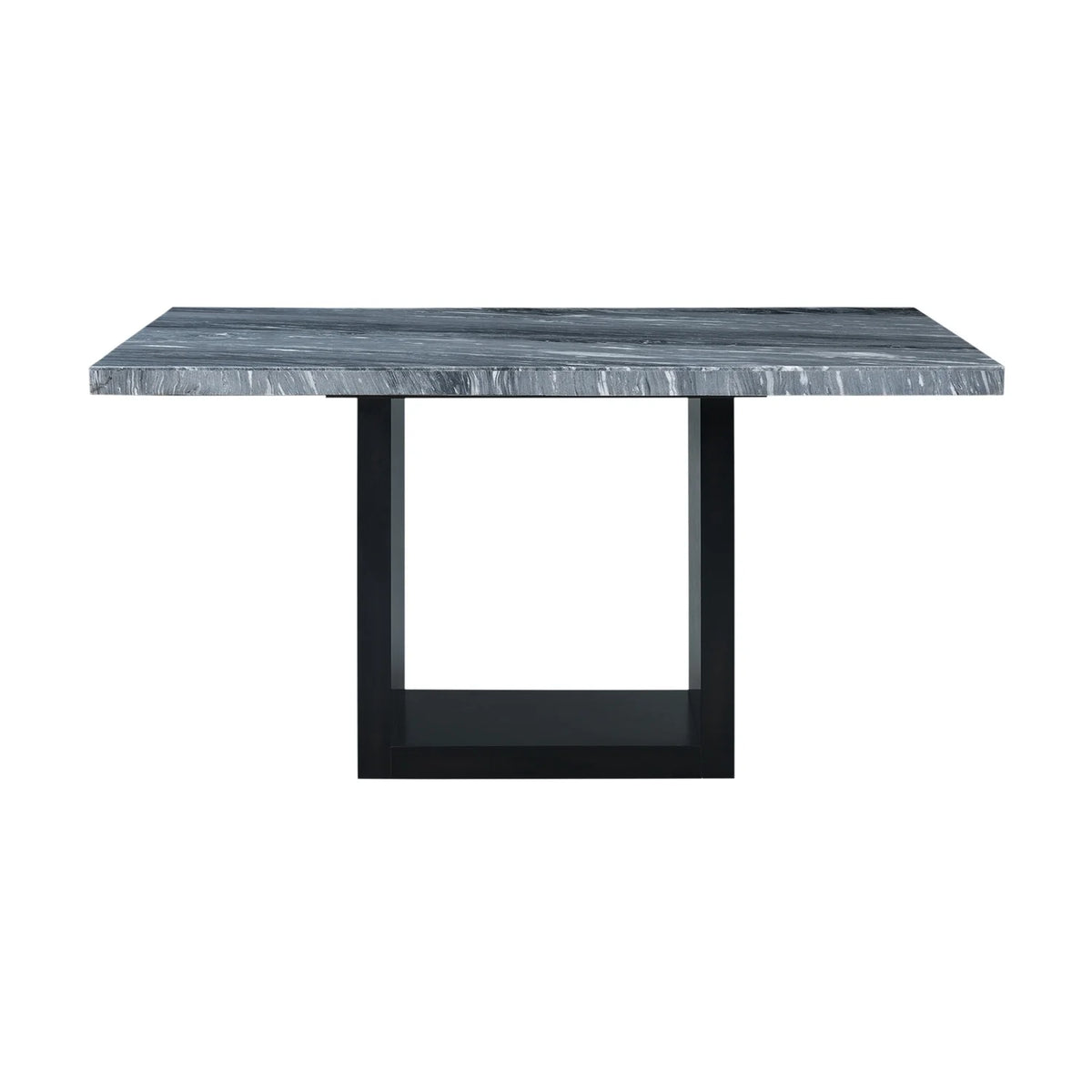 Gray Marble Counter Height Table B512206