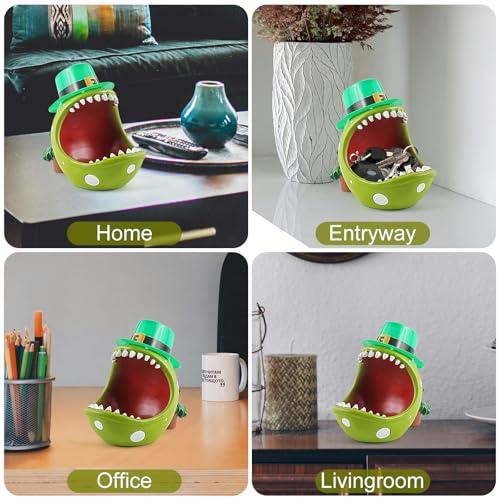 Large Candy Bowl Decorative Bowl Home Decorations Indoor Big Mouth Plant Green Extra Large P967
