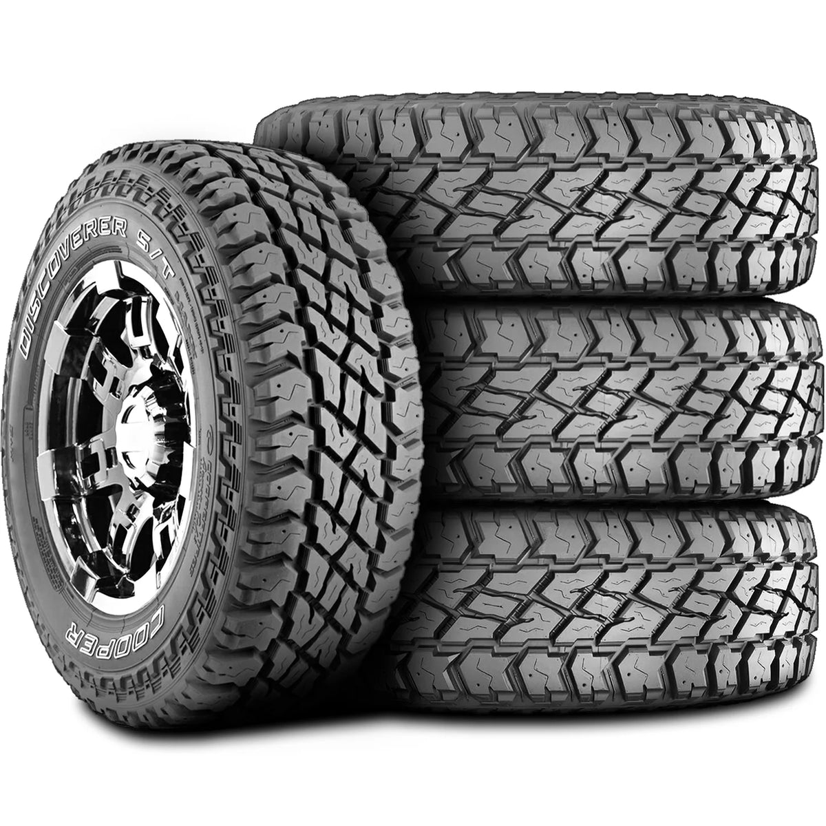 Pair of 2 LT 285/70R17 121/118Q E 10 Ply Mud Tires L6340