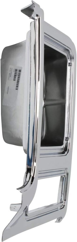 Chrome & Painted Dark Argent Headlight Door Pair for Chevy C10 C20 C30 1979 1980 G2355