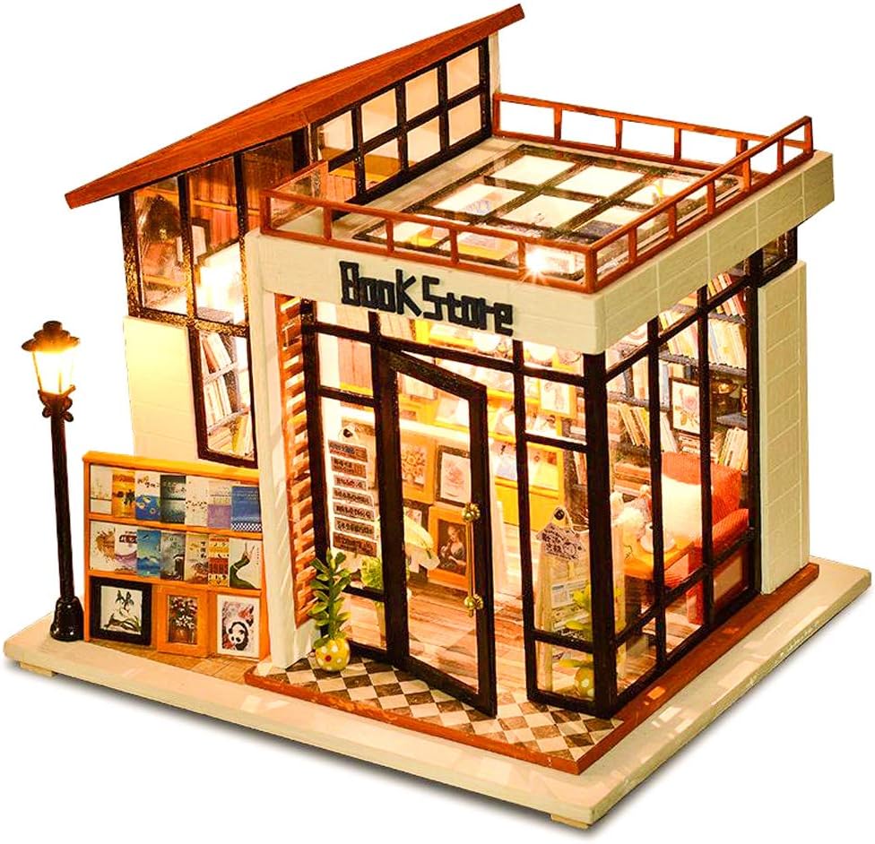DIY Dollhouse Kit with Furniture, 1:24 Scale C693328