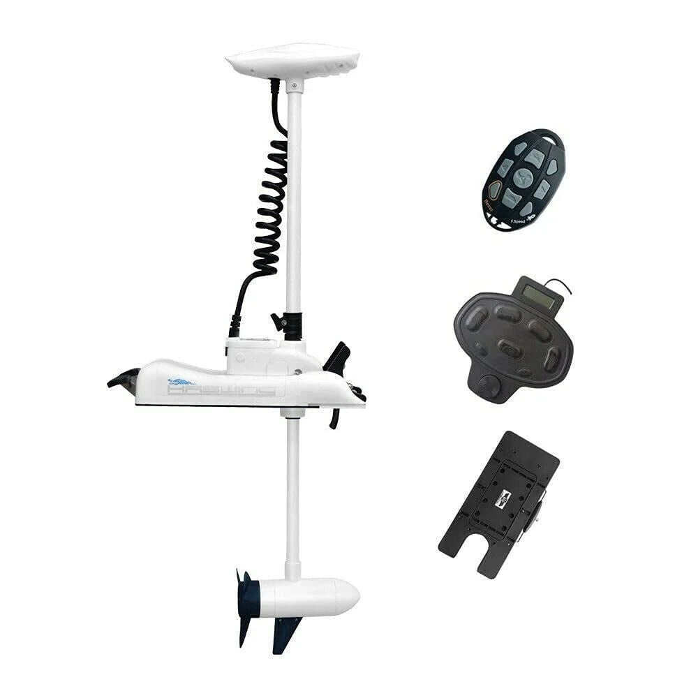 12V 55LB 48 Inch Shaft Electric Trolling Motor with Remote Control L496566