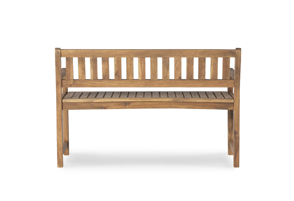 Acorn Brown Indoor/Outdoor Bench K9841