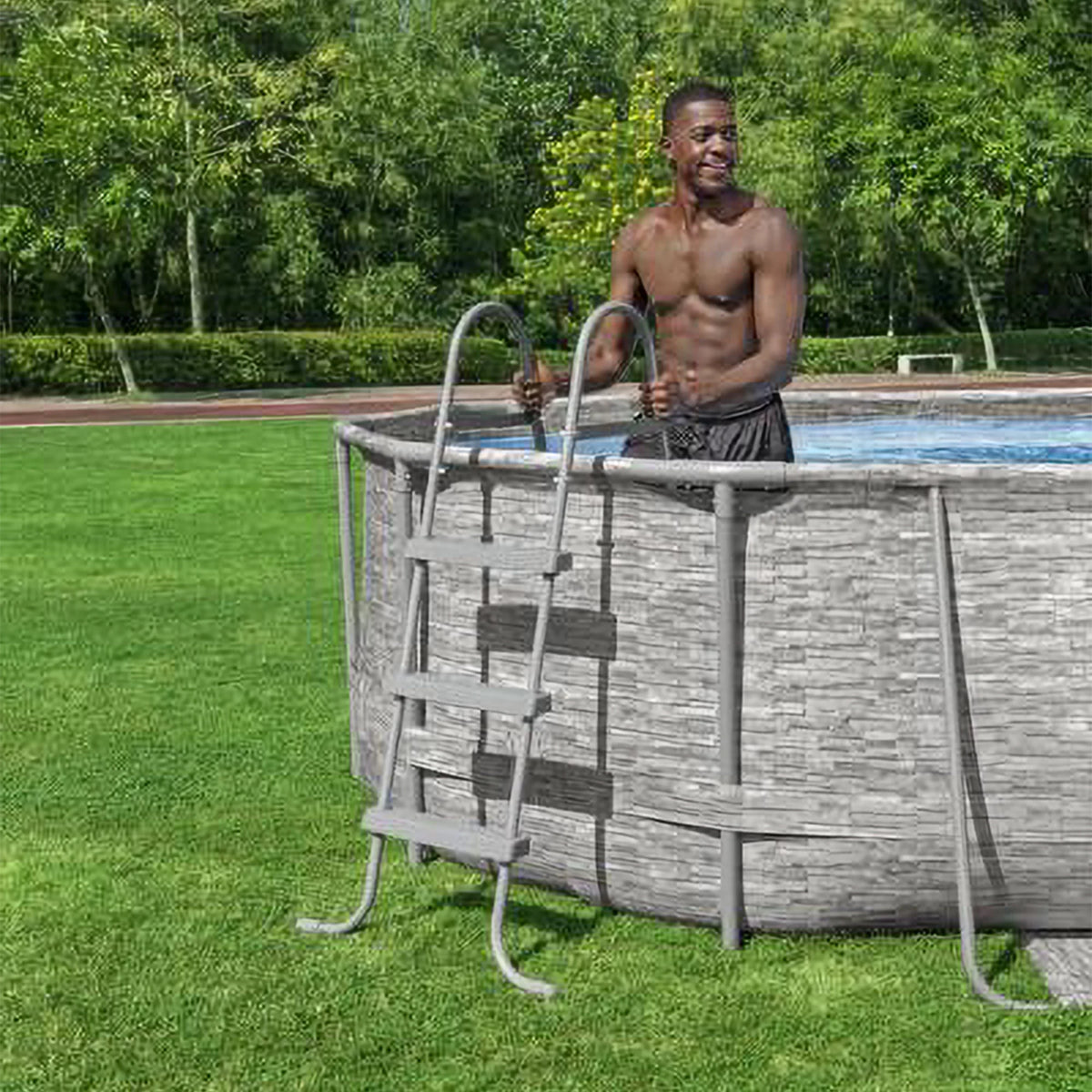 14' x 8'2 Above Ground Pool Set J7476