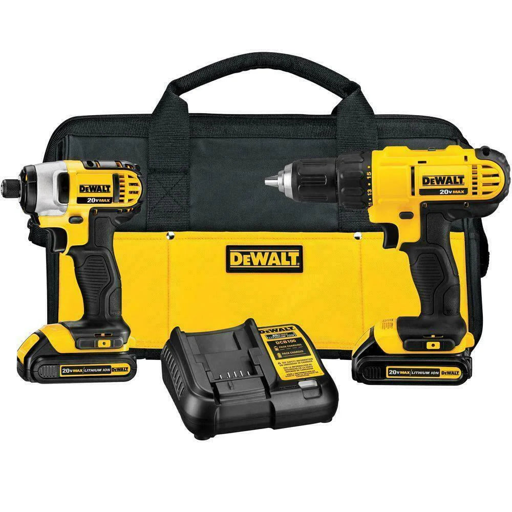20-Volt Compact Drill Driver/Impact Driver Combo Kit Z763