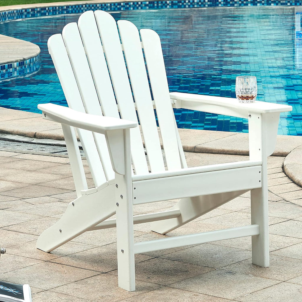 Slate Grey Weather Resistant Adirondack Chair K323