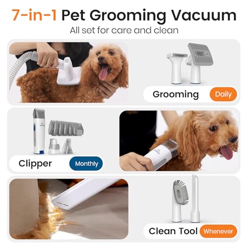 Dog Grooming Vacuum with Clipper Nail Grinder Z22733