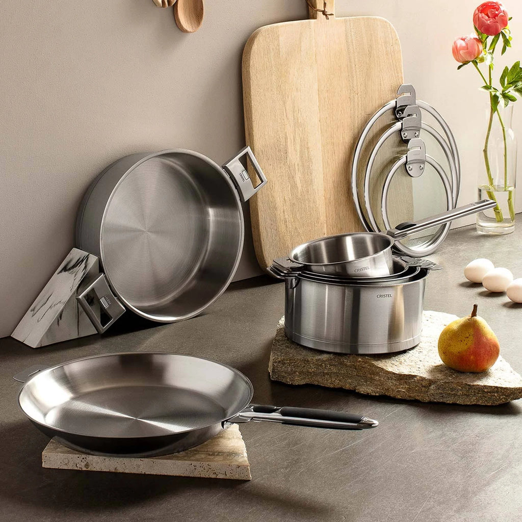 Stainless Steel 5.5 Quart Stewpan with Glass Lid G5764