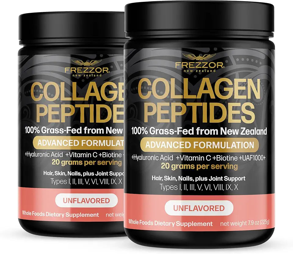 Collagen Peptides Powder Unflavored 450g 2 Jars D718