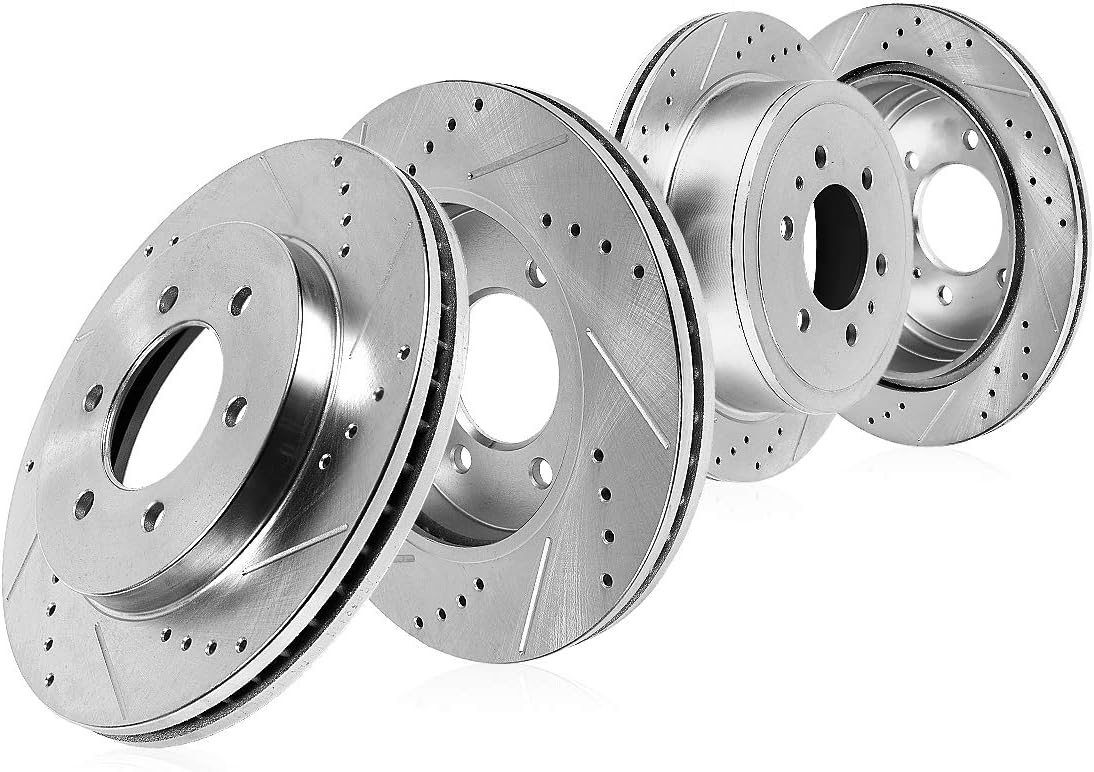 FRONT 355mm + REAR 365mm 6 Lug Rotors M689
