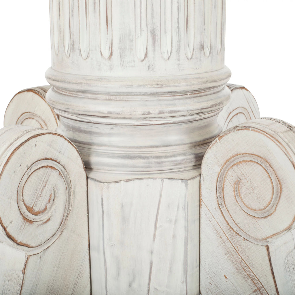 Antique White Foldable Leaf Dining Table U90850