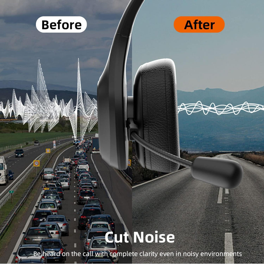 Wireless Bluetooth Headset with Noise Canceling Microphone, Pack of 2 C976