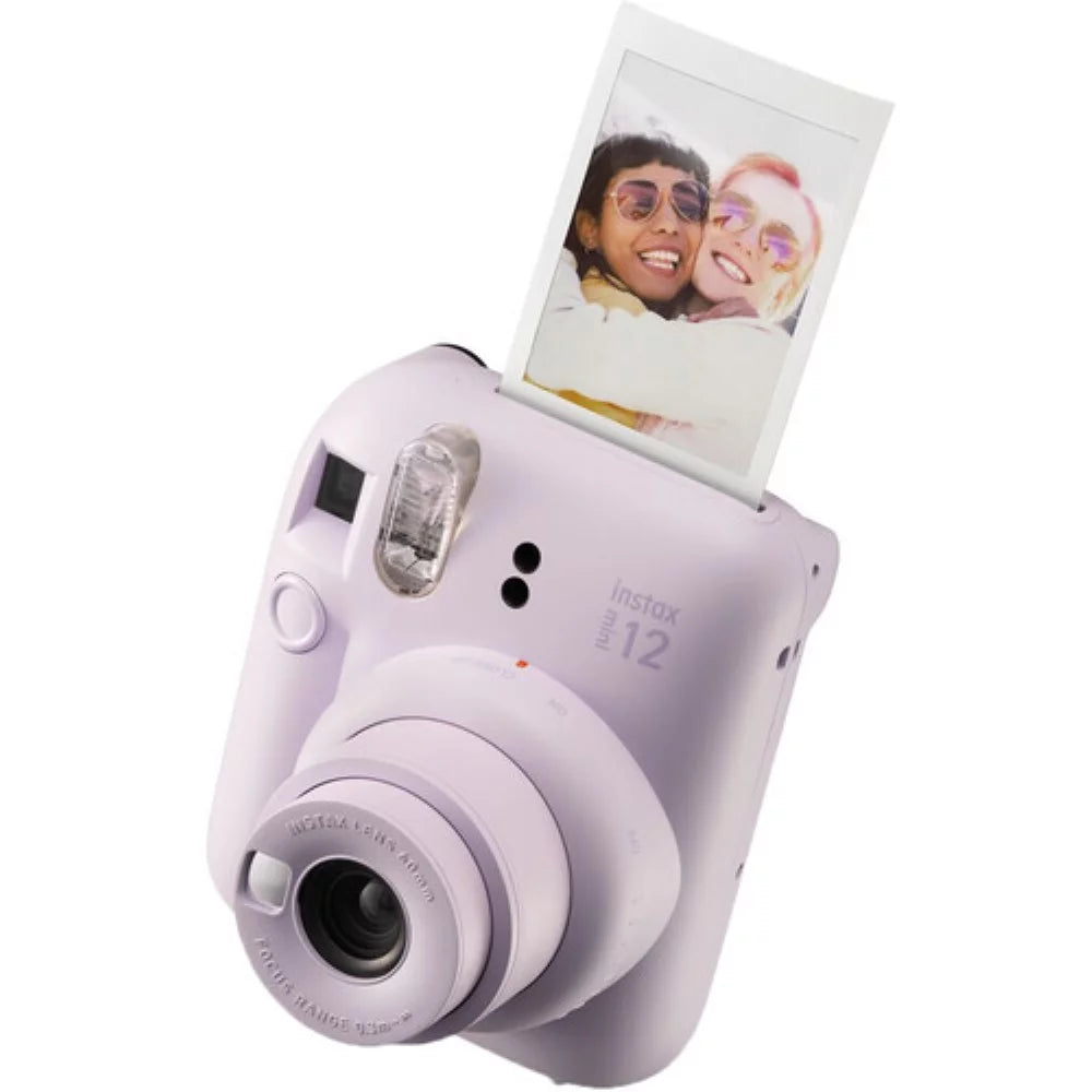 Lilac Purple Instant Film Camera with Case and Film W625967