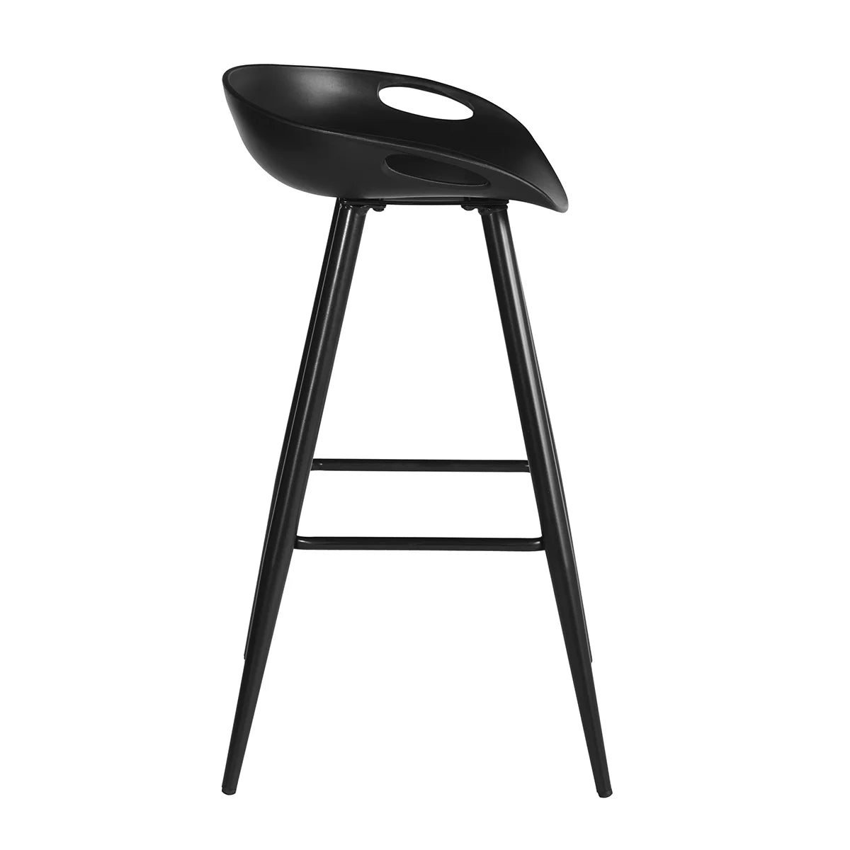 24" Counter Stools Set of 2 Black Q33816